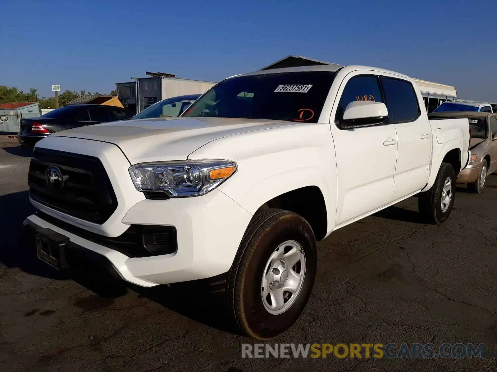 2 Photograph of a damaged car 5TFAX5GNXLX175091 TOYOTA TACOMA 2020