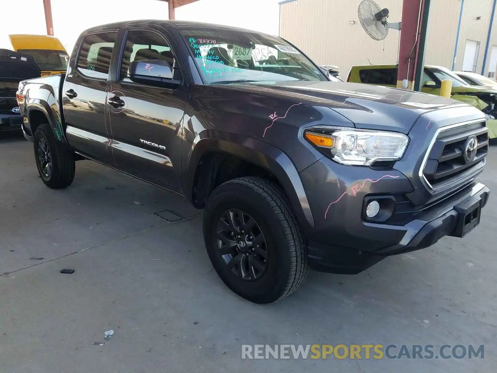 1 Photograph of a damaged car 5TFAX5GNXLX179576 TOYOTA TACOMA 2020