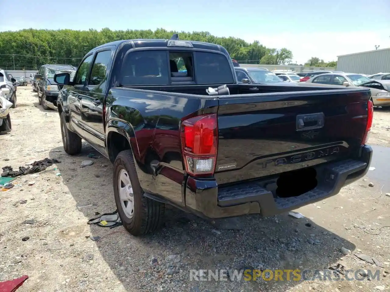 3 Photograph of a damaged car 5TFAX5GNXLX179769 TOYOTA TACOMA 2020