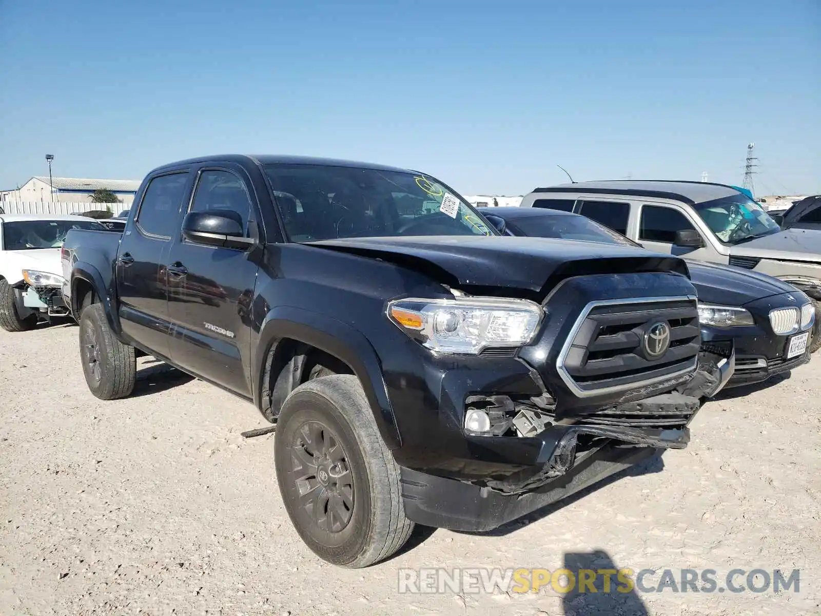 1 Photograph of a damaged car 5TFAX5GNXLX180579 TOYOTA TACOMA 2020