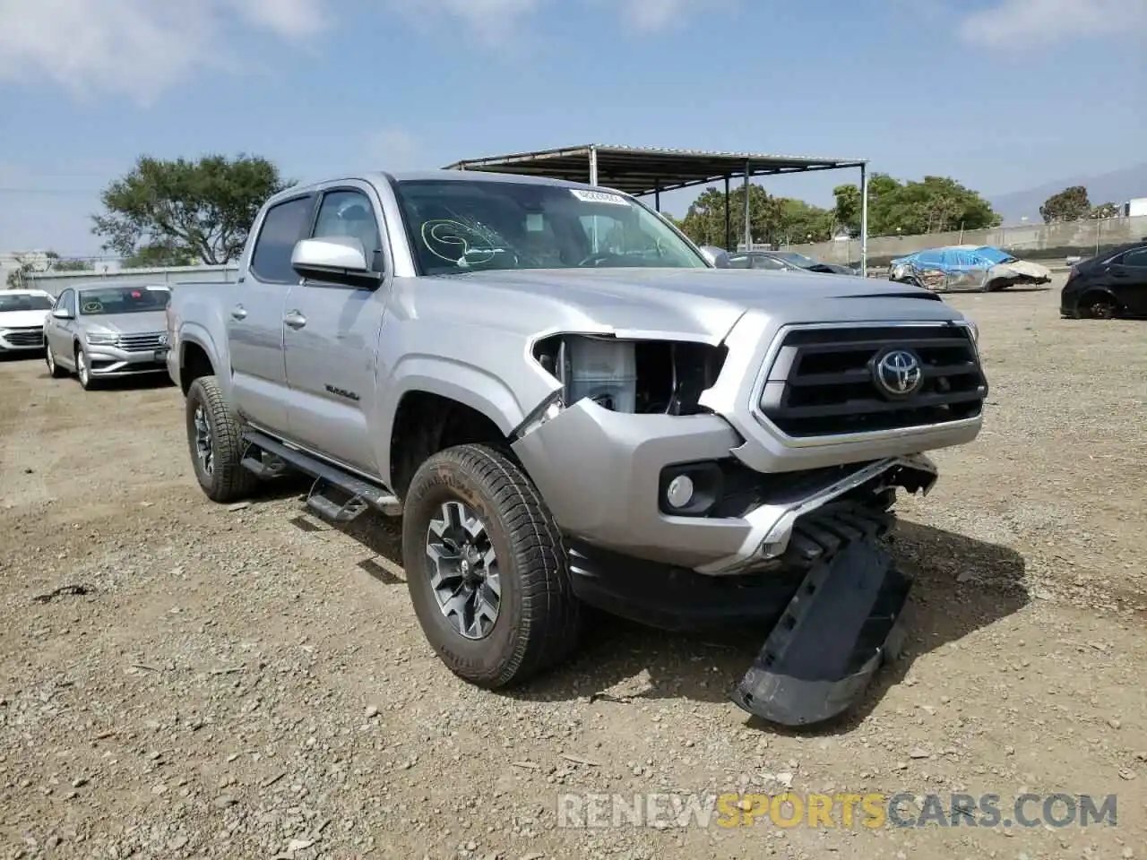 1 Photograph of a damaged car 5TFAX5GNXLX181120 TOYOTA TACOMA 2020