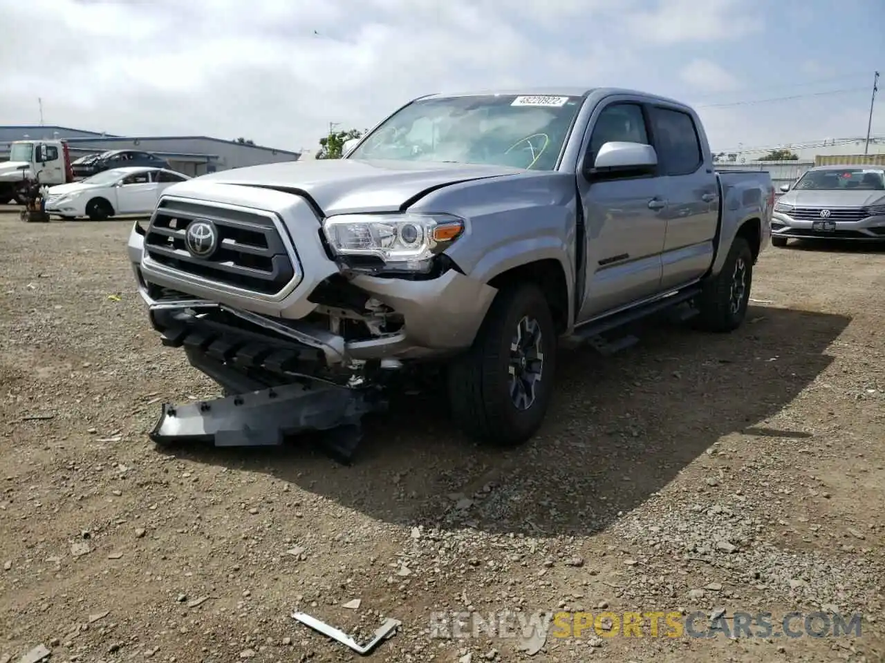 2 Photograph of a damaged car 5TFAX5GNXLX181120 TOYOTA TACOMA 2020