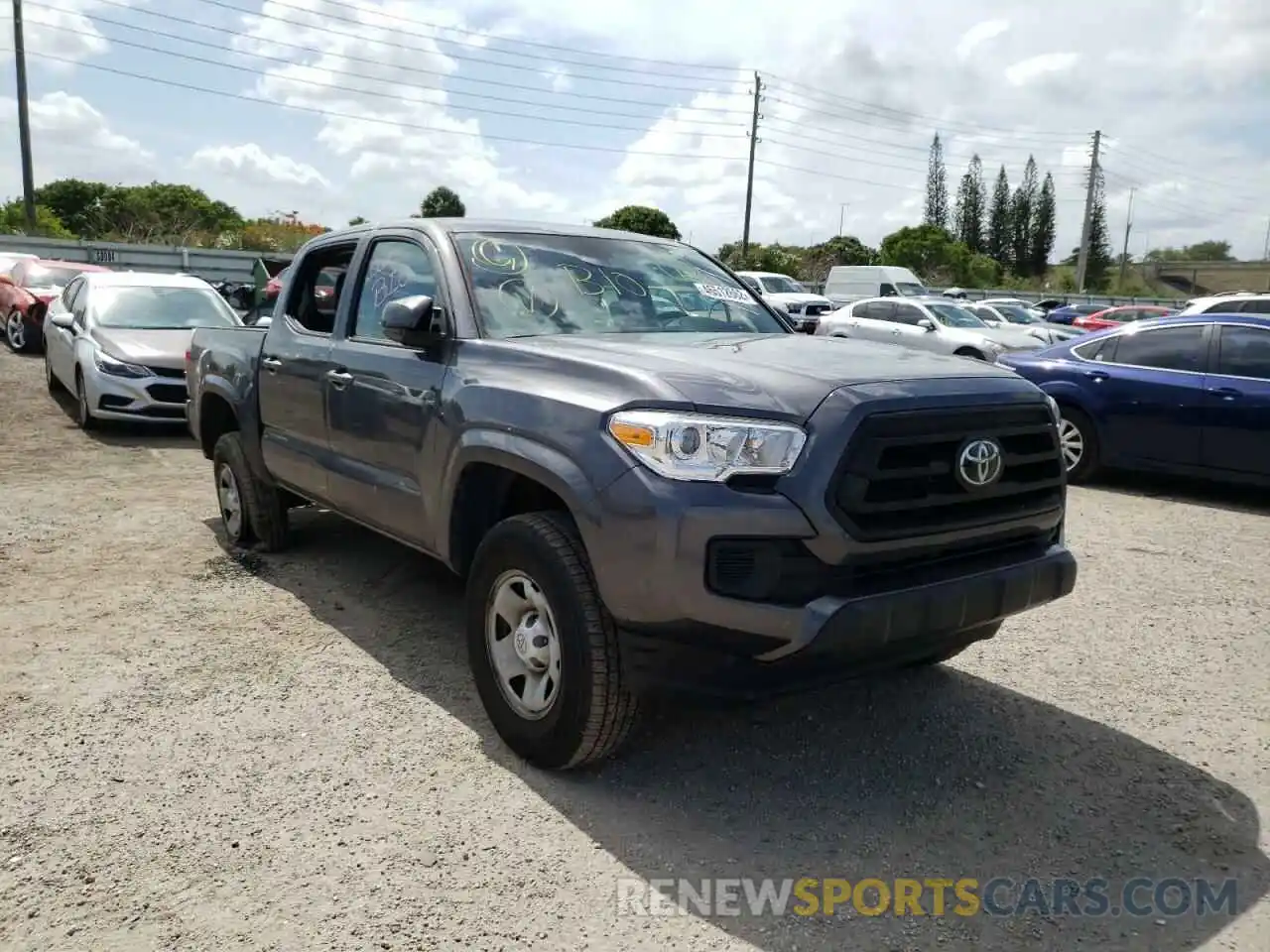 1 Photograph of a damaged car 5TFAX5GNXLX181151 TOYOTA TACOMA 2020