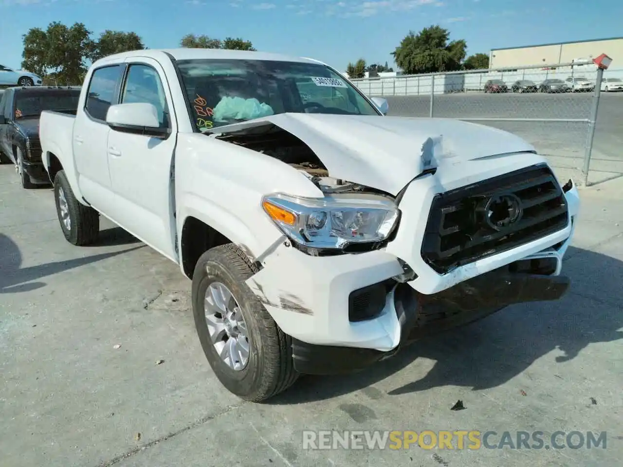 1 Photograph of a damaged car 5TFAX5GNXLX184373 TOYOTA TACOMA 2020