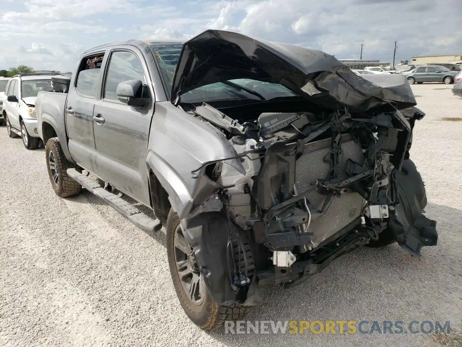 1 Photograph of a damaged car 5TFAX5GNXLX186057 TOYOTA TACOMA 2020