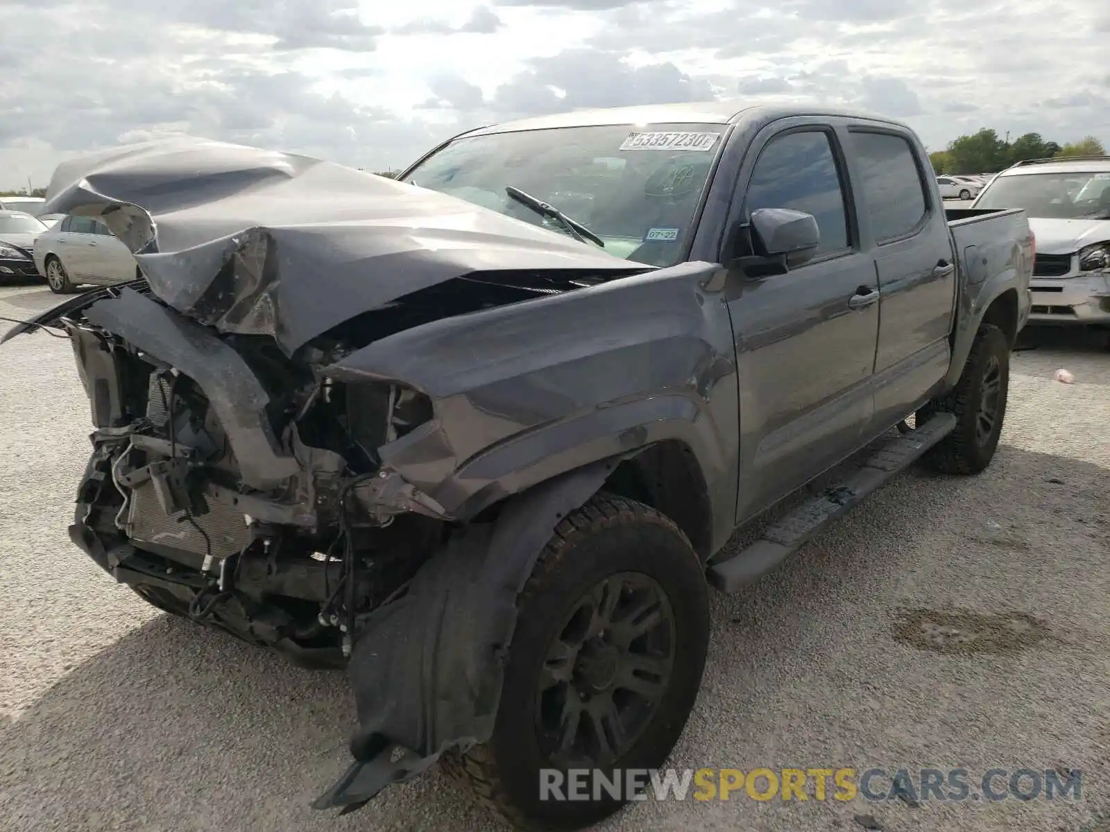 2 Photograph of a damaged car 5TFAX5GNXLX186057 TOYOTA TACOMA 2020