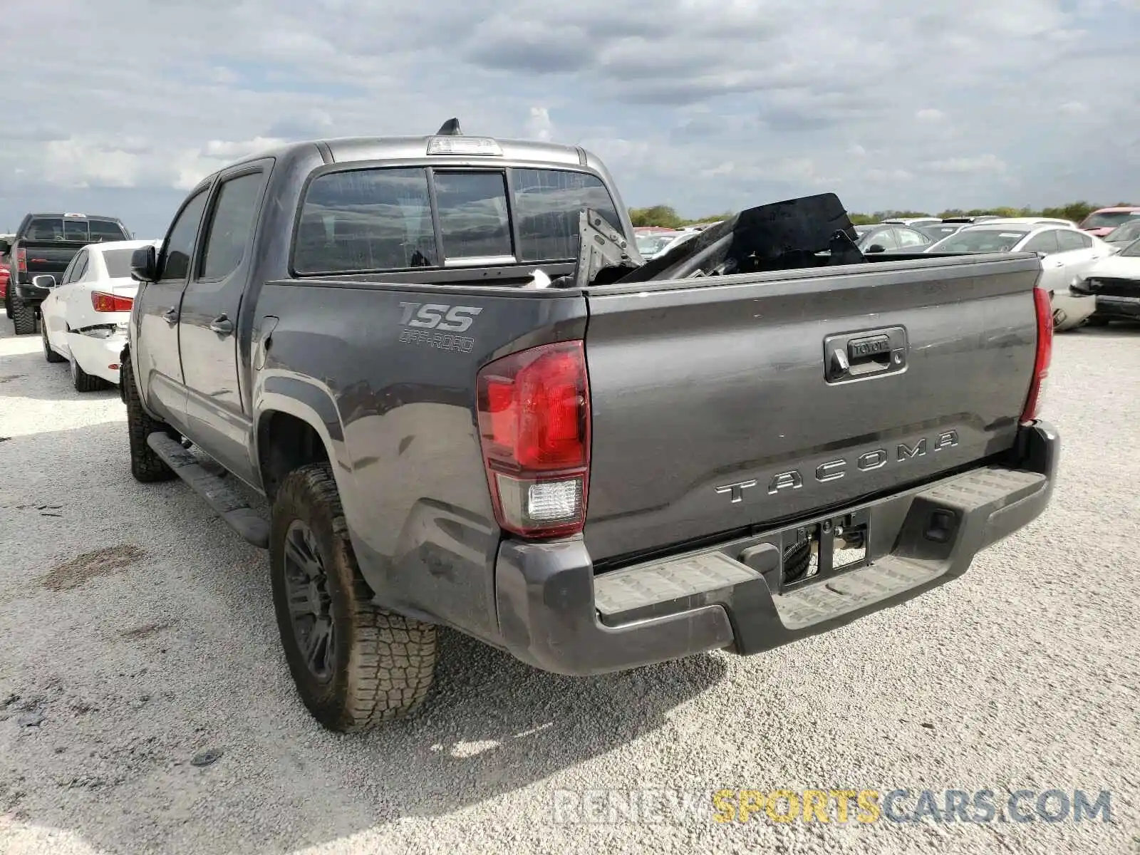 3 Photograph of a damaged car 5TFAX5GNXLX186057 TOYOTA TACOMA 2020