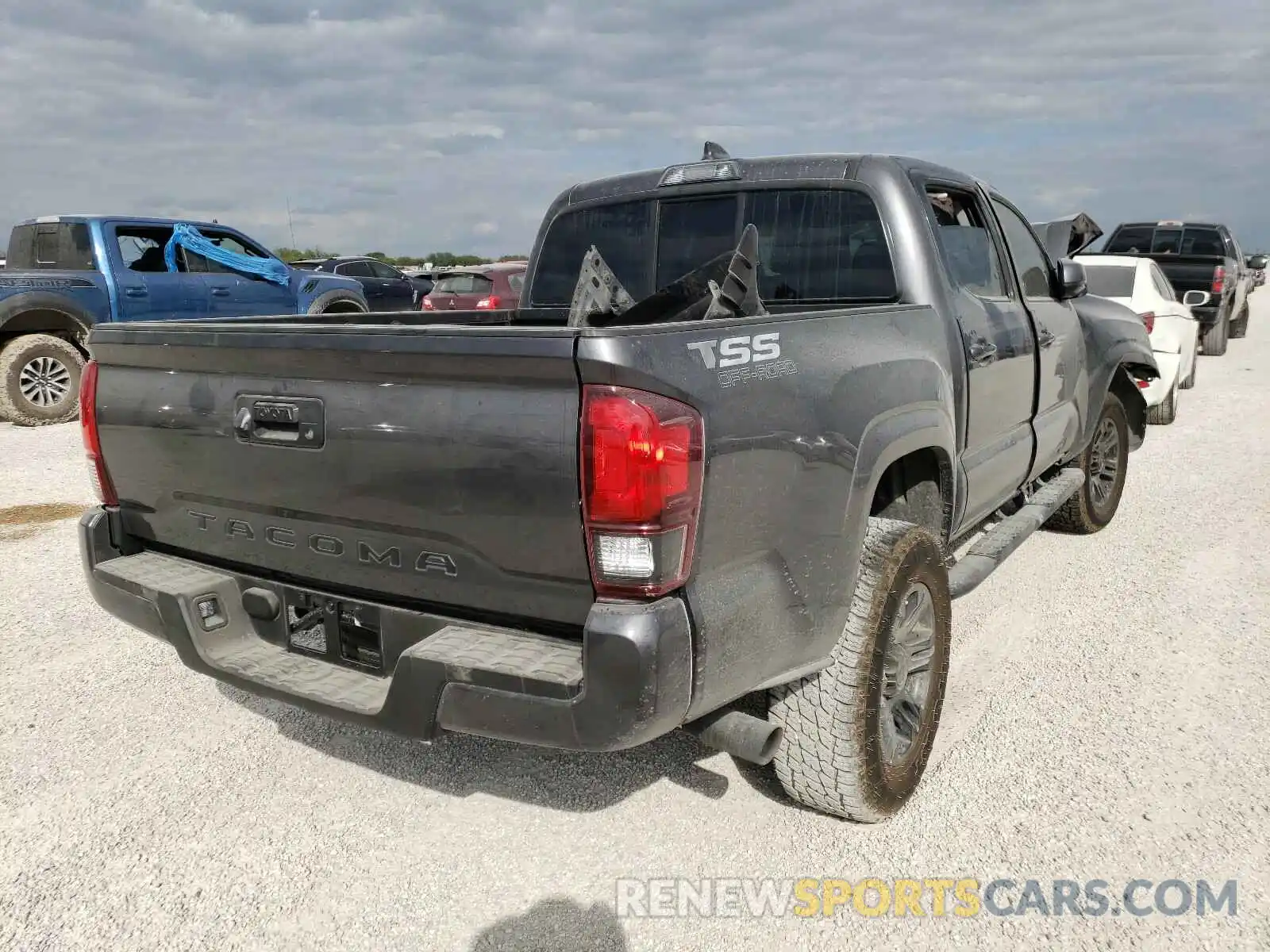 4 Photograph of a damaged car 5TFAX5GNXLX186057 TOYOTA TACOMA 2020