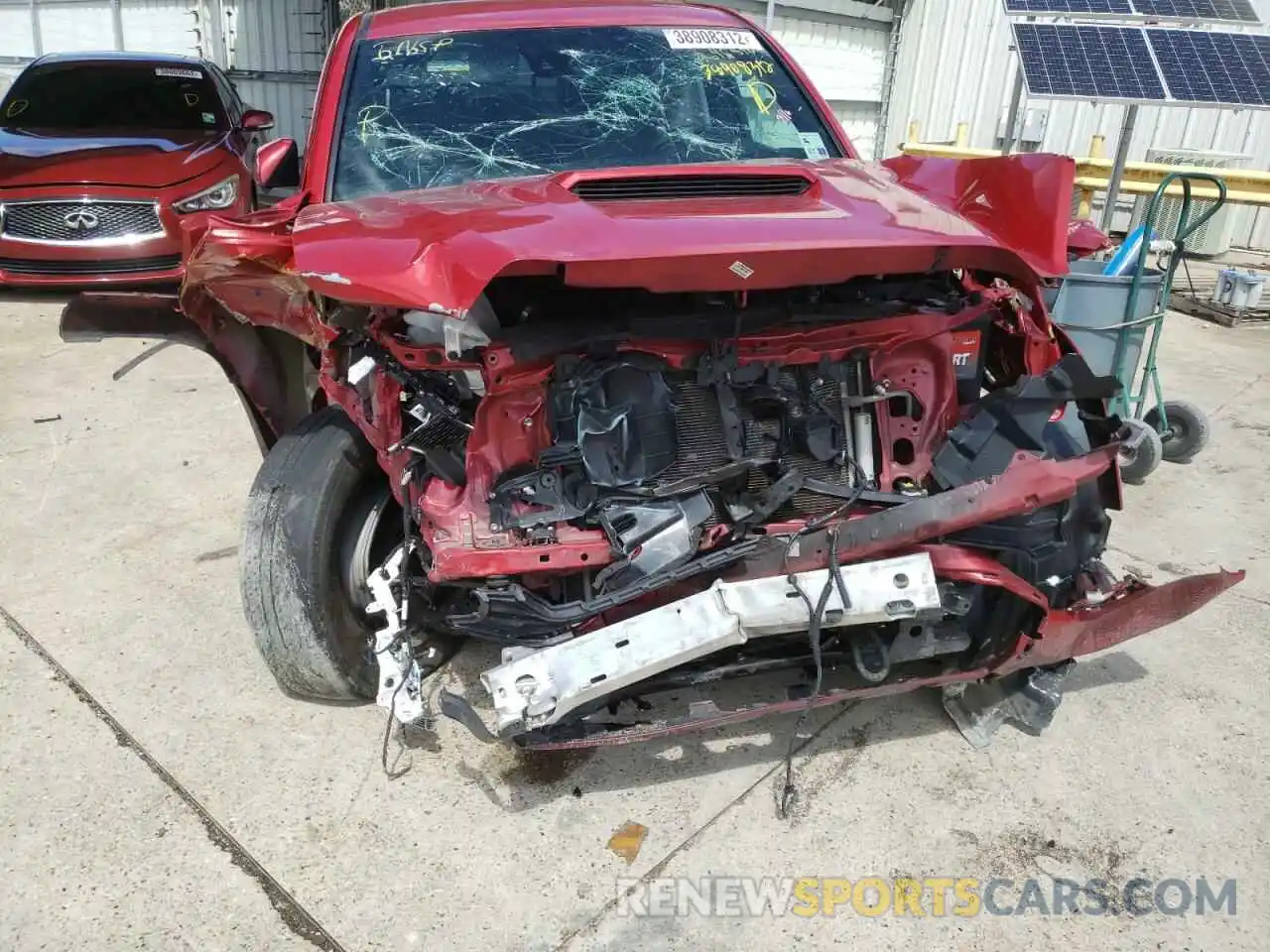 9 Photograph of a damaged car 5TFAZ5CN0LX093533 TOYOTA TACOMA 2020