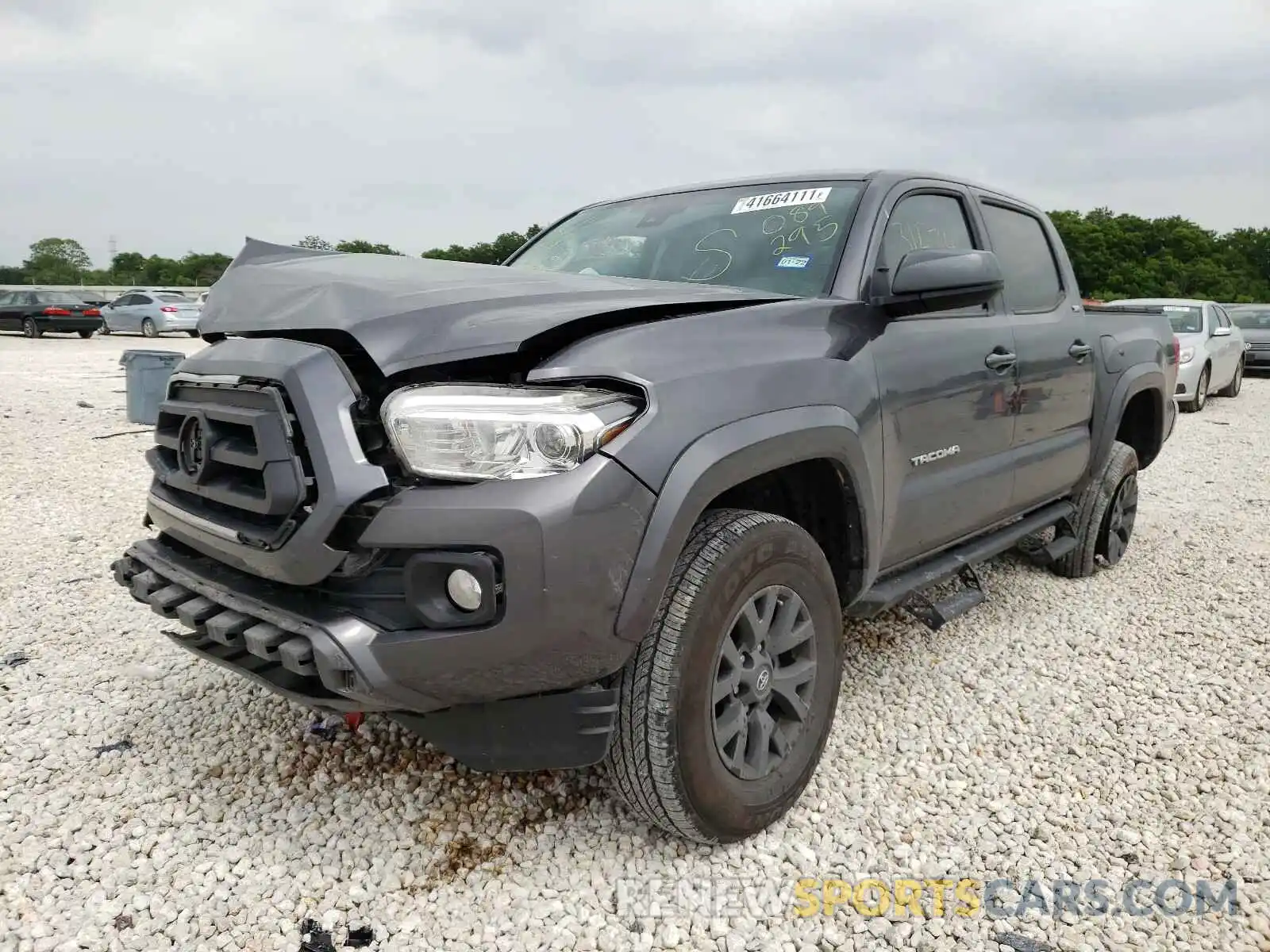 2 Photograph of a damaged car 5TFAZ5CN1LX089295 TOYOTA TACOMA 2020