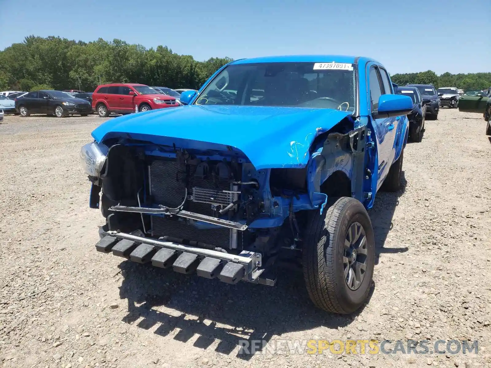 2 Photograph of a damaged car 5TFAZ5CN2LX087832 TOYOTA TACOMA 2020