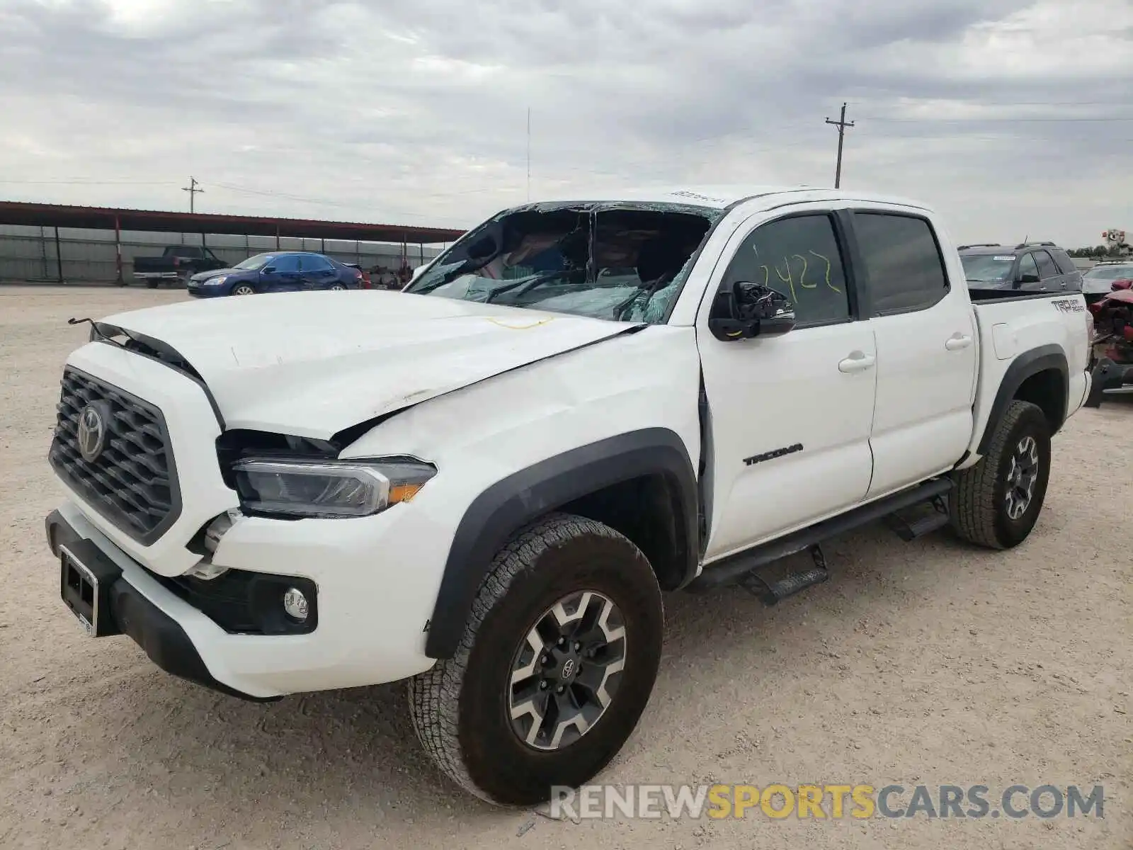 2 Photograph of a damaged car 5TFAZ5CN2LX089273 TOYOTA TACOMA 2020