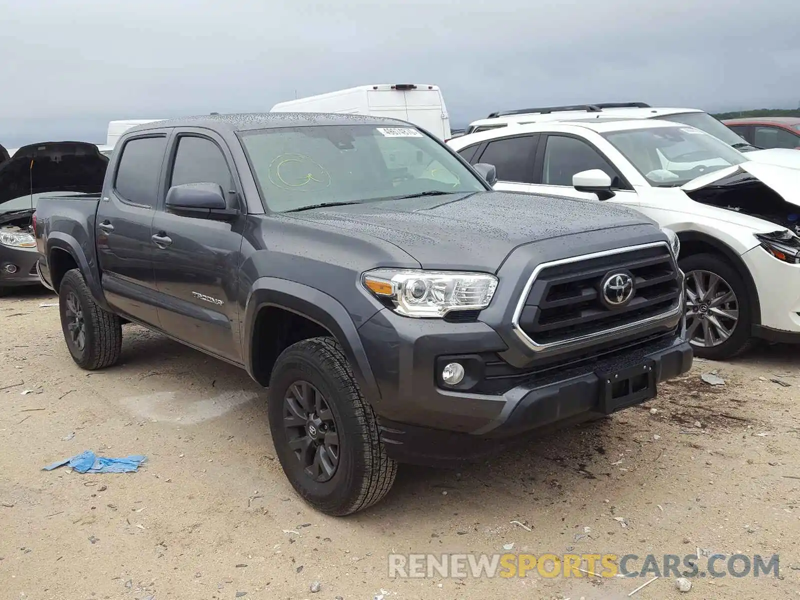 1 Photograph of a damaged car 5TFAZ5CN2LX094344 TOYOTA TACOMA 2020