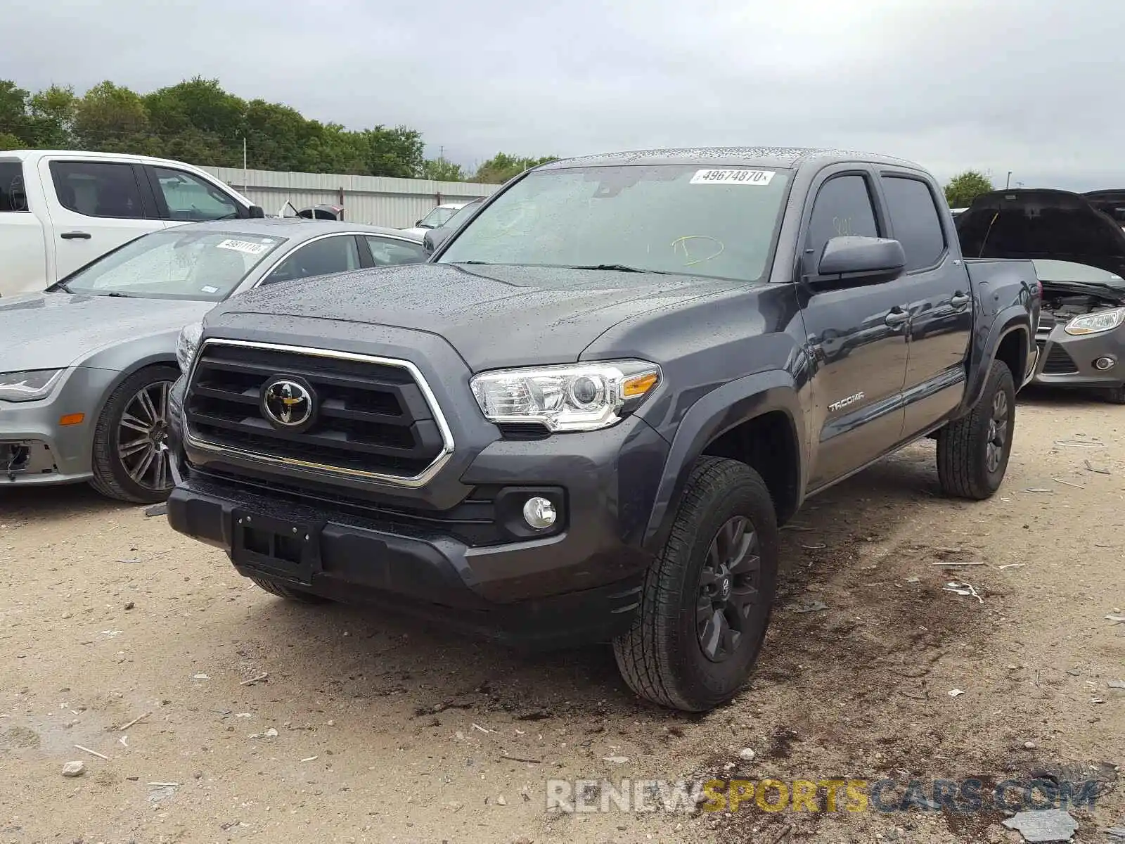 2 Photograph of a damaged car 5TFAZ5CN2LX094344 TOYOTA TACOMA 2020