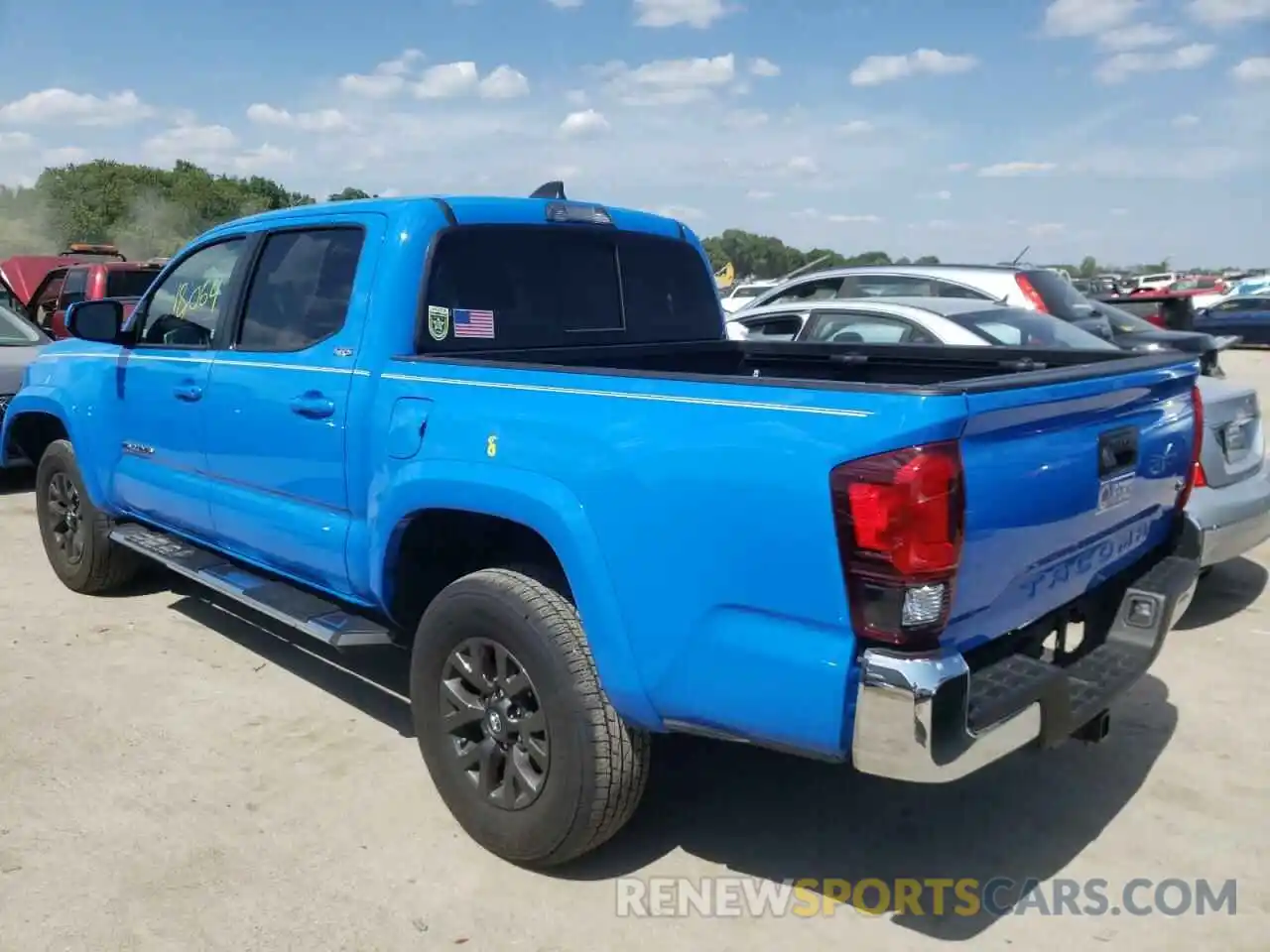 3 Photograph of a damaged car 5TFAZ5CN3LX091999 TOYOTA TACOMA 2020