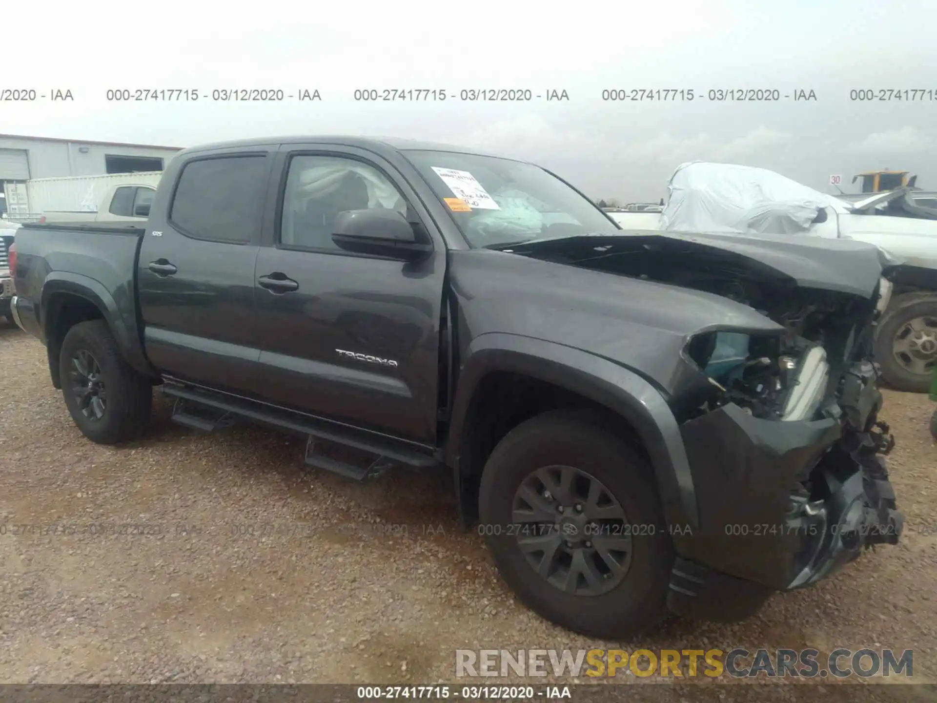 1 Photograph of a damaged car 5TFAZ5CN3LX092151 TOYOTA TACOMA 2020