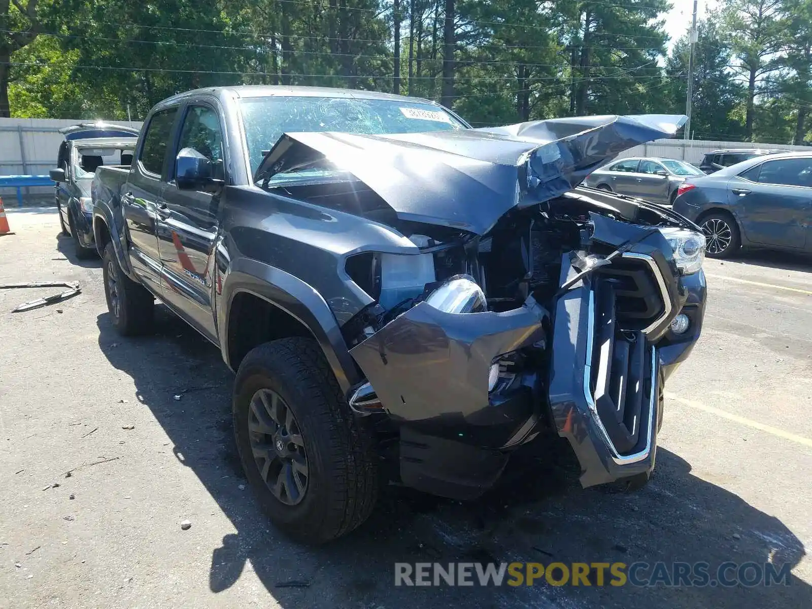 1 Photograph of a damaged car 5TFAZ5CN3LX093011 TOYOTA TACOMA 2020