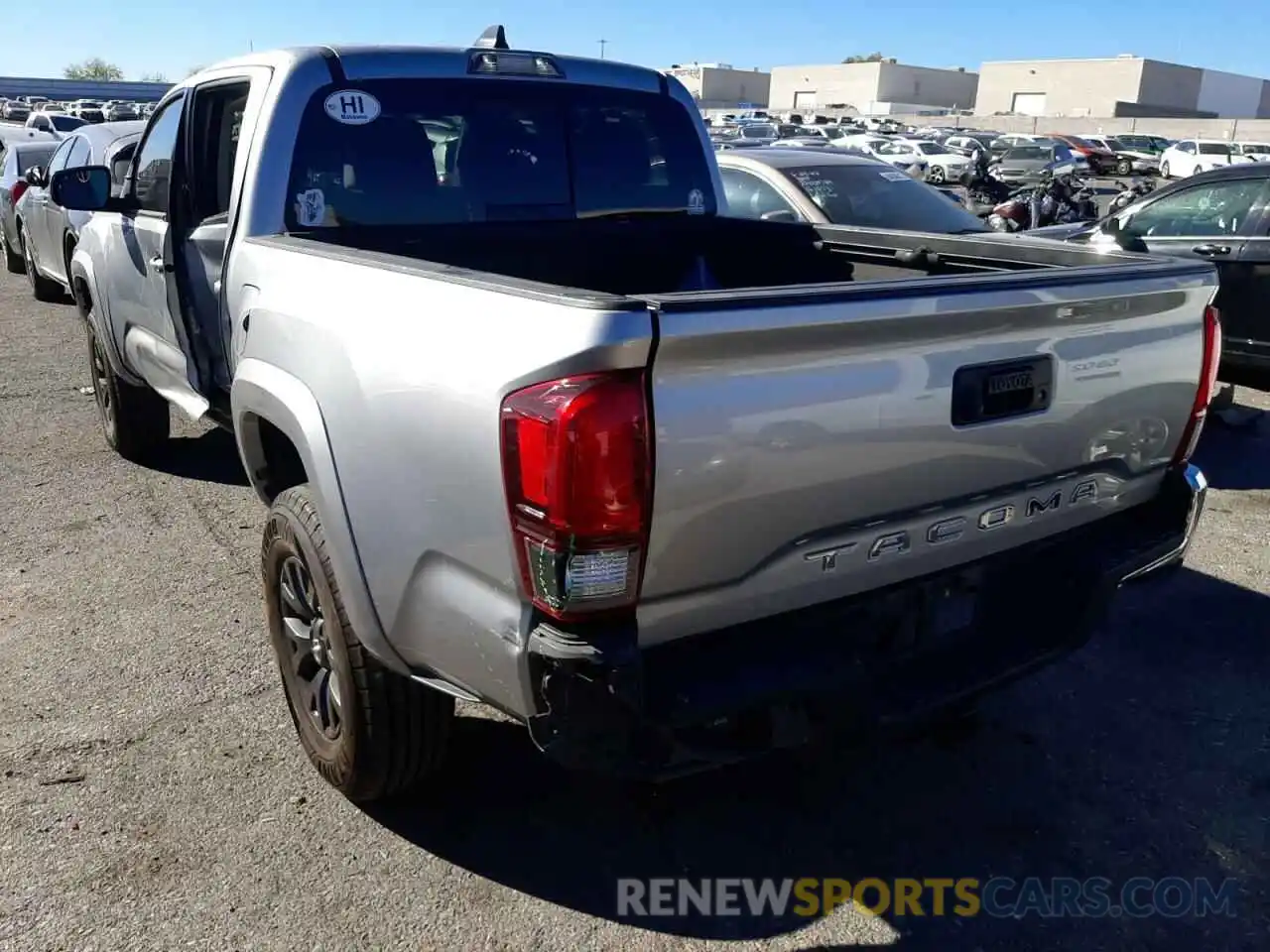 3 Photograph of a damaged car 5TFAZ5CN4LX090232 TOYOTA TACOMA 2020