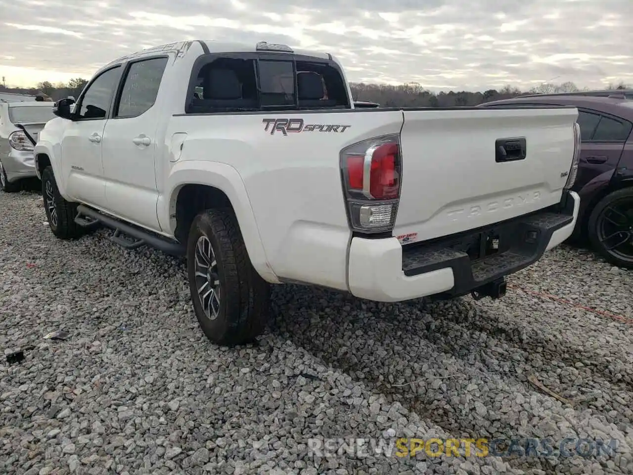 3 Photograph of a damaged car 5TFAZ5CN4LX090957 TOYOTA TACOMA 2020