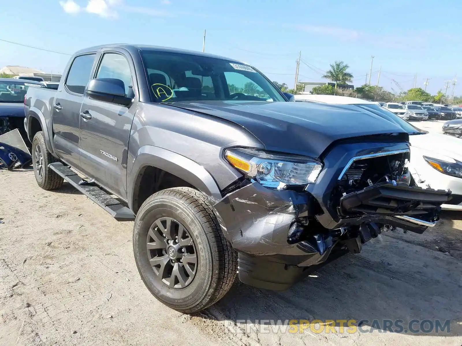 1 Photograph of a damaged car 5TFAZ5CN5LX090286 TOYOTA TACOMA 2020