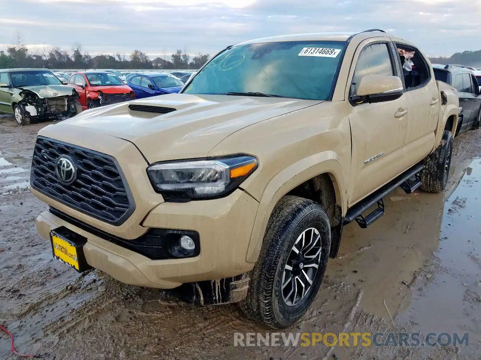 2 Photograph of a damaged car 5TFAZ5CN6LX089938 TOYOTA TACOMA 2020