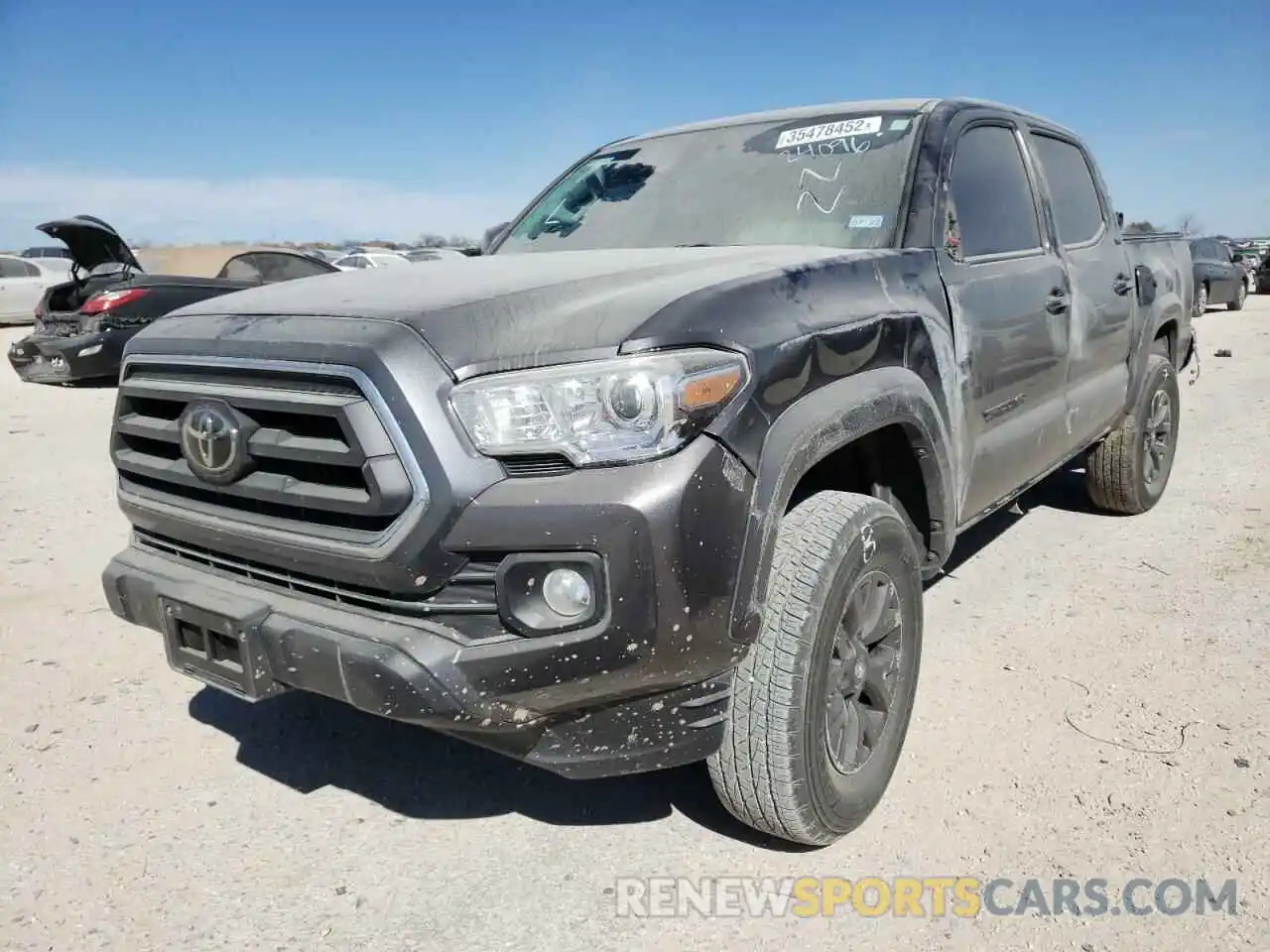 2 Photograph of a damaged car 5TFAZ5CN6LX094394 TOYOTA TACOMA 2020