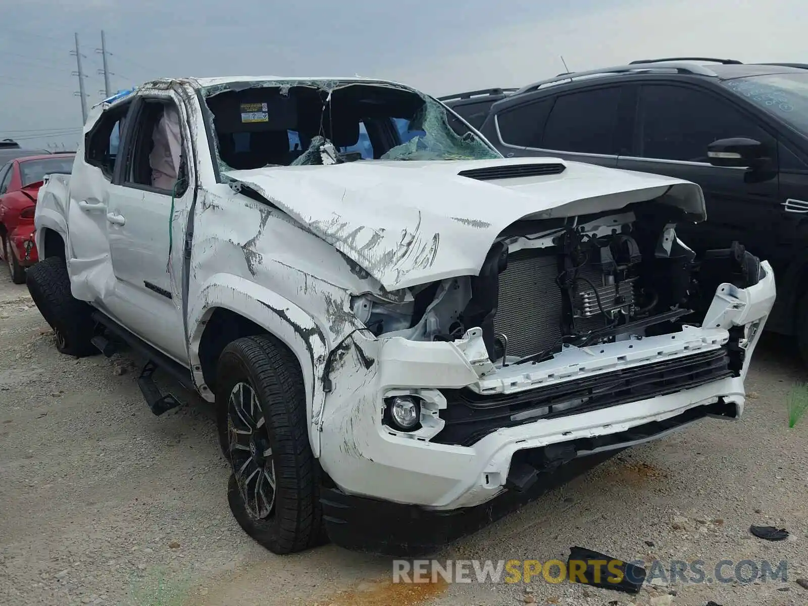 1 Photograph of a damaged car 5TFAZ5CN7LX088572 TOYOTA TACOMA 2020