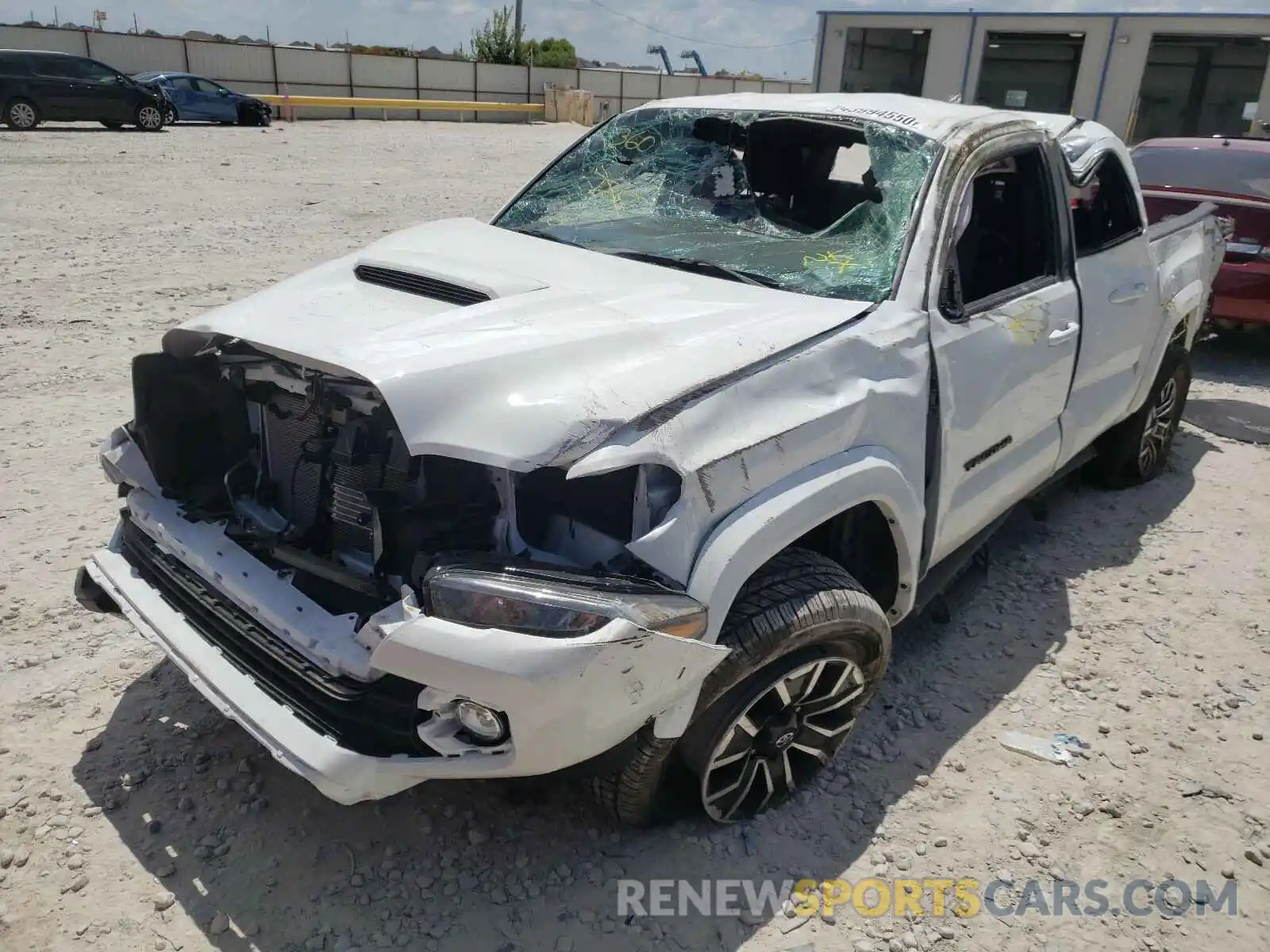 2 Photograph of a damaged car 5TFAZ5CN7LX088572 TOYOTA TACOMA 2020