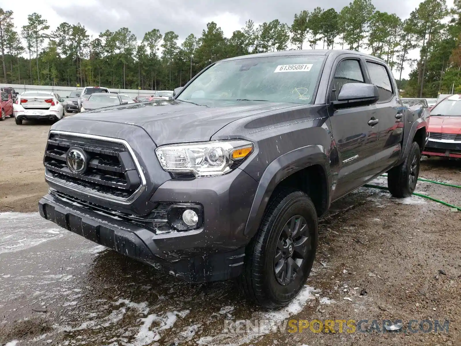 2 Photograph of a damaged car 5TFAZ5CN8LX091142 TOYOTA TACOMA 2020