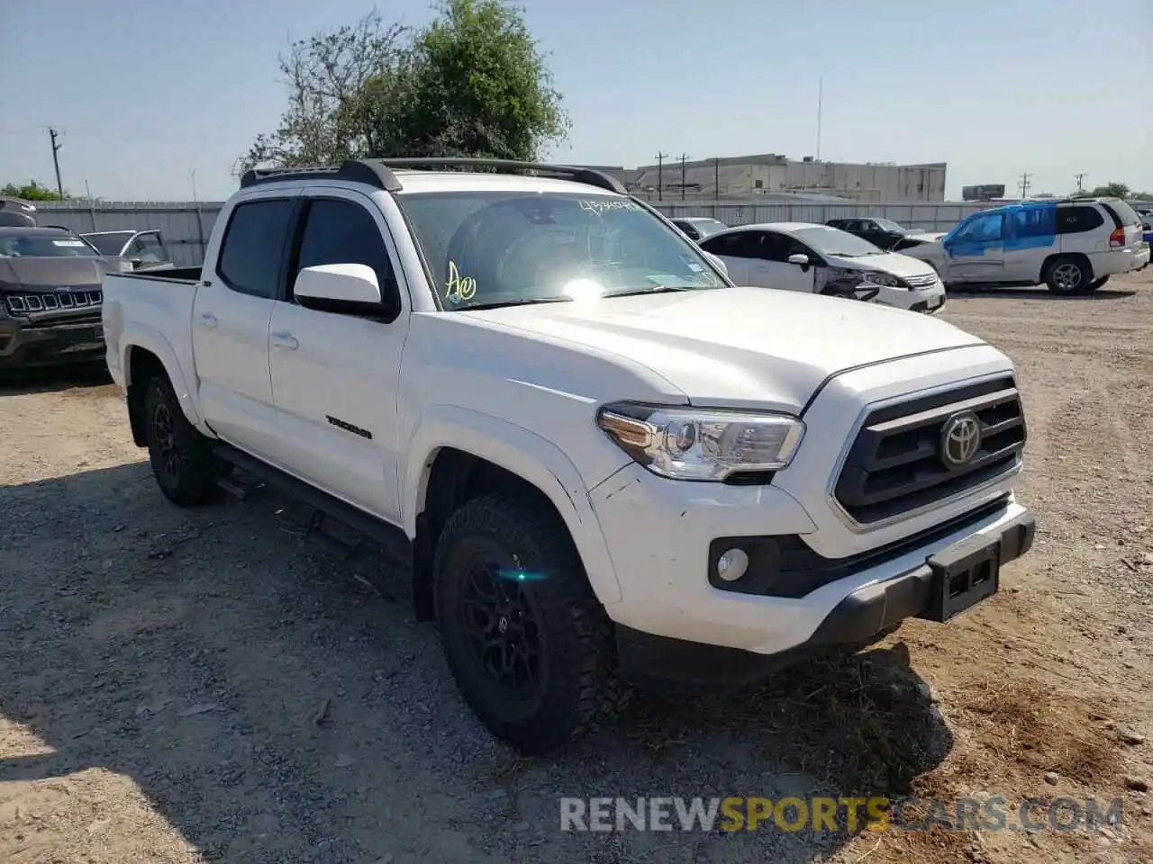 1 Photograph of a damaged car 5TFAZ5CN8LX091559 TOYOTA TACOMA 2020