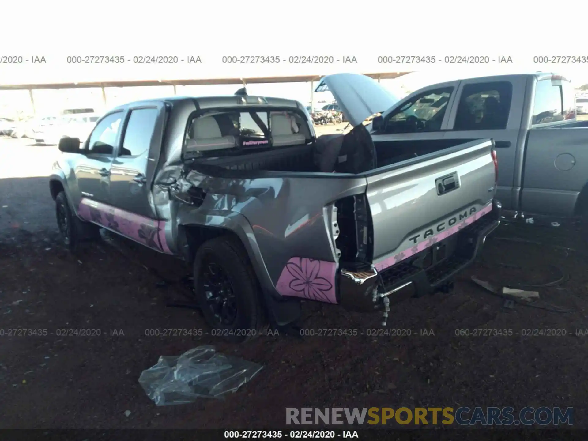 3 Photograph of a damaged car 5TFAZ5CN9LX087617 TOYOTA TACOMA 2020