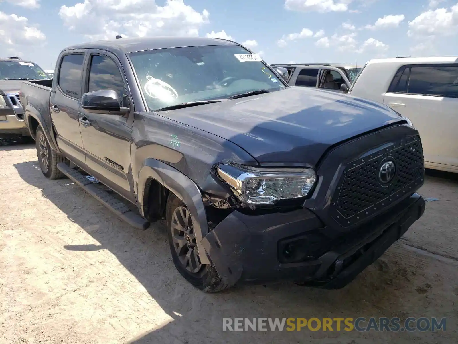 1 Photograph of a damaged car 5TFAZ5CNXLX088999 TOYOTA TACOMA 2020