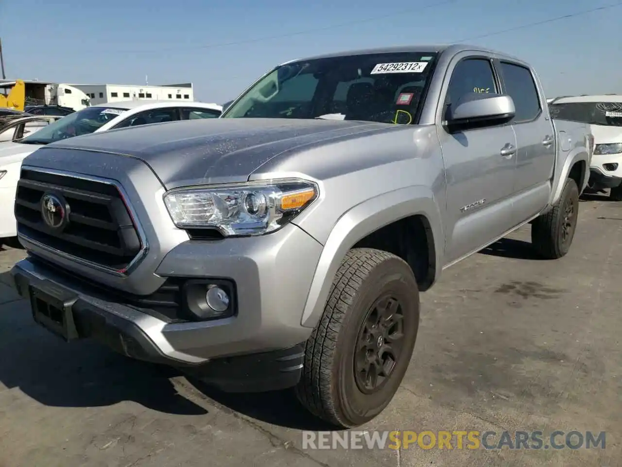 2 Photograph of a damaged car 5TFAZ5CNXLX092356 TOYOTA TACOMA 2020