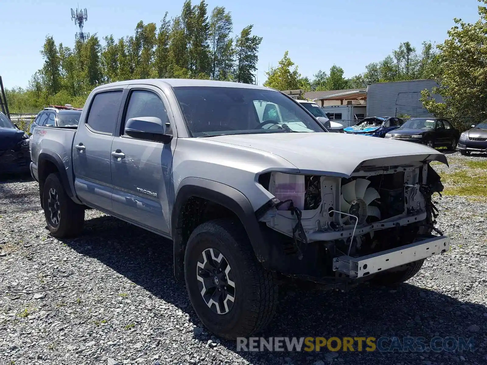 1 Photograph of a damaged car 5TFCZ5AN0LX215982 TOYOTA TACOMA 2020