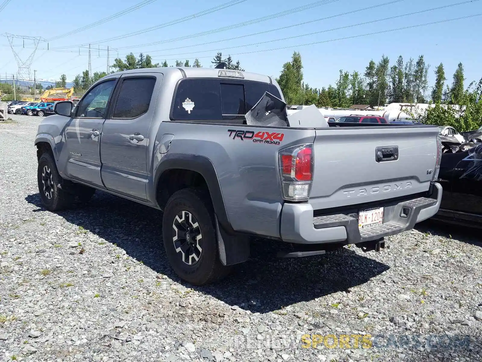 3 Photograph of a damaged car 5TFCZ5AN0LX215982 TOYOTA TACOMA 2020