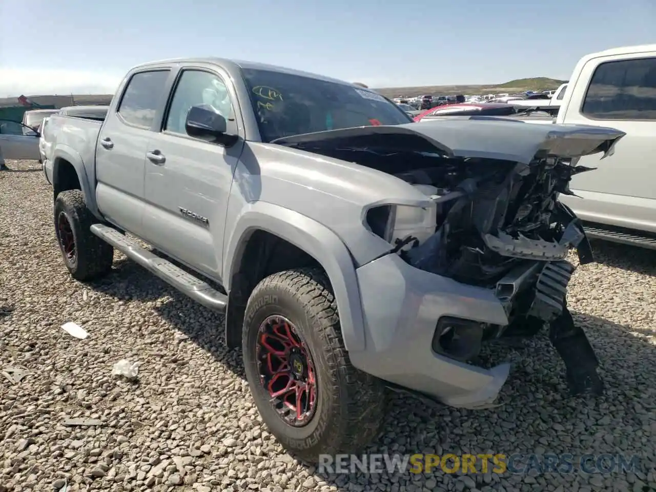 1 Photograph of a damaged car 5TFCZ5AN0LX219952 TOYOTA TACOMA 2020