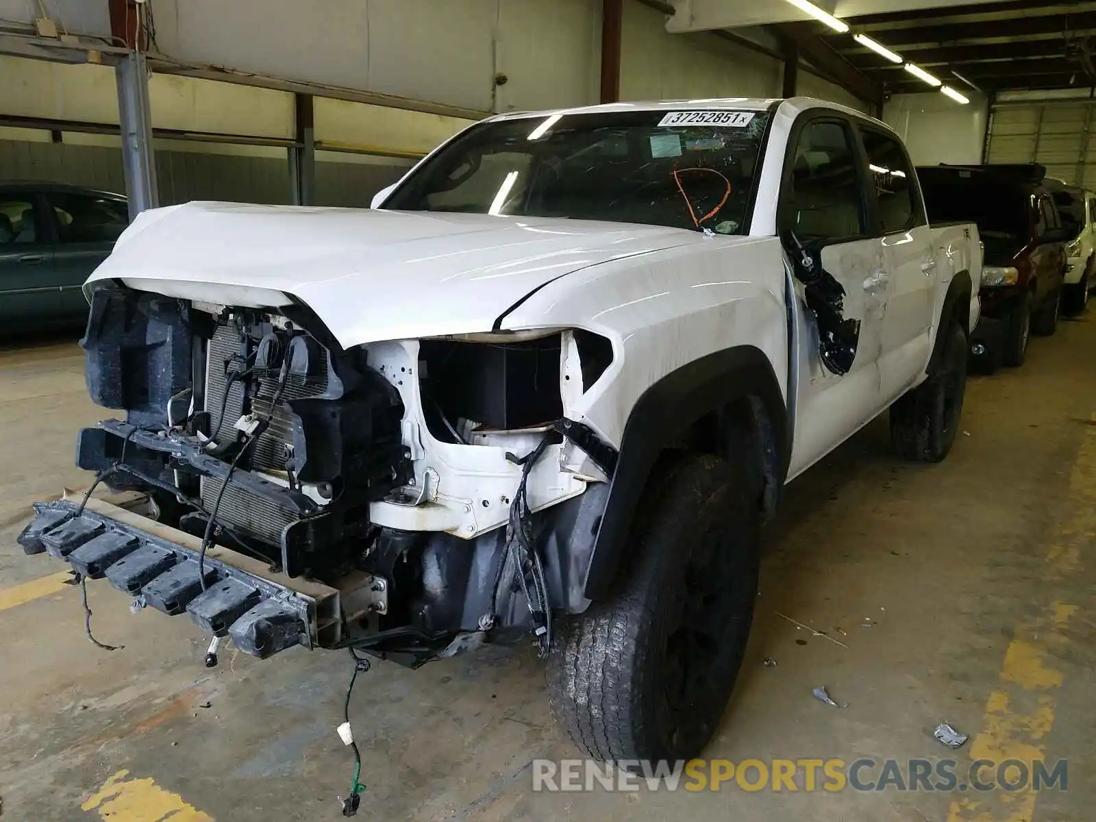 2 Photograph of a damaged car 5TFCZ5AN0LX222298 TOYOTA TACOMA 2020