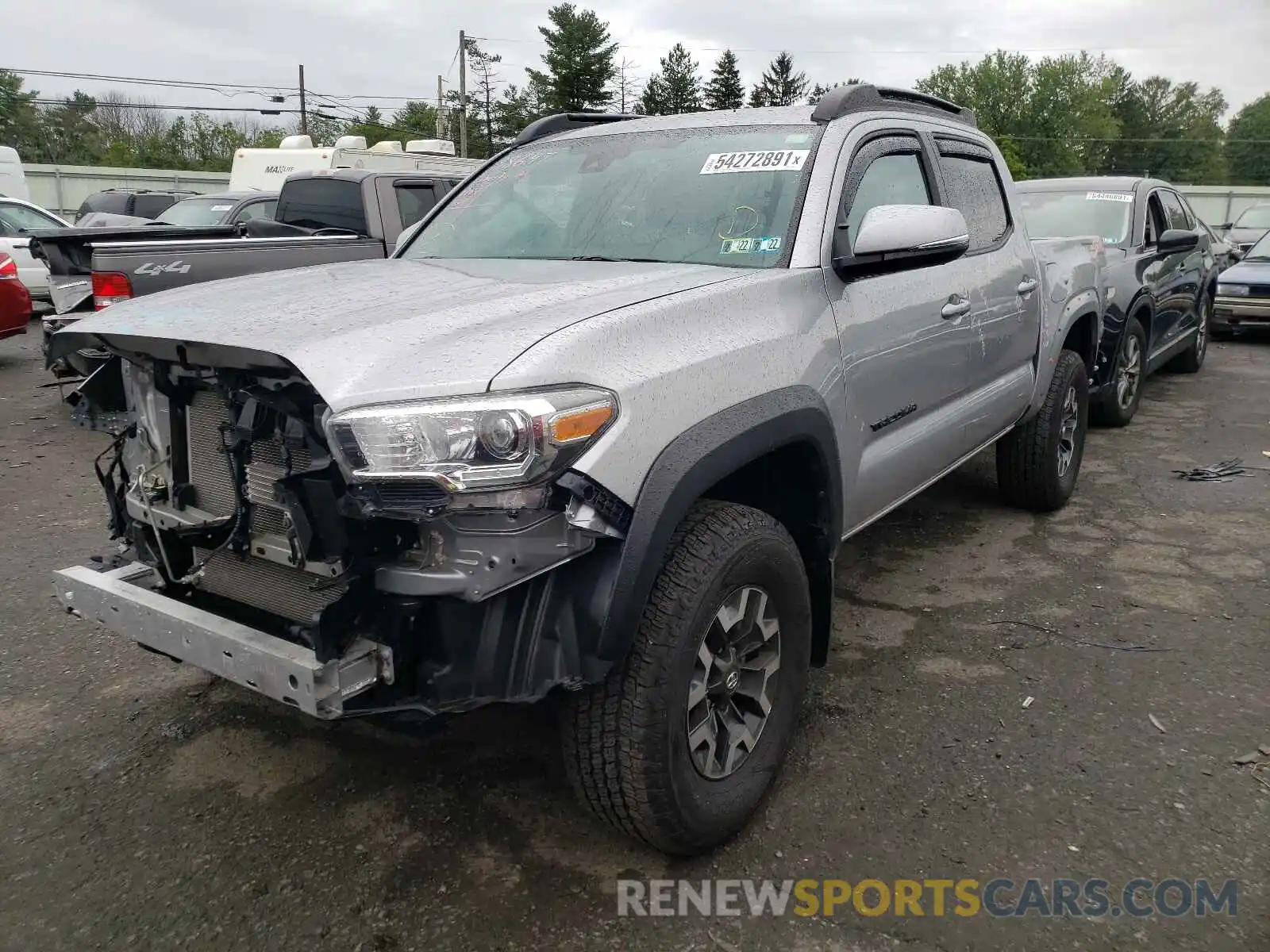 2 Photograph of a damaged car 5TFCZ5AN0LX223256 TOYOTA TACOMA 2020