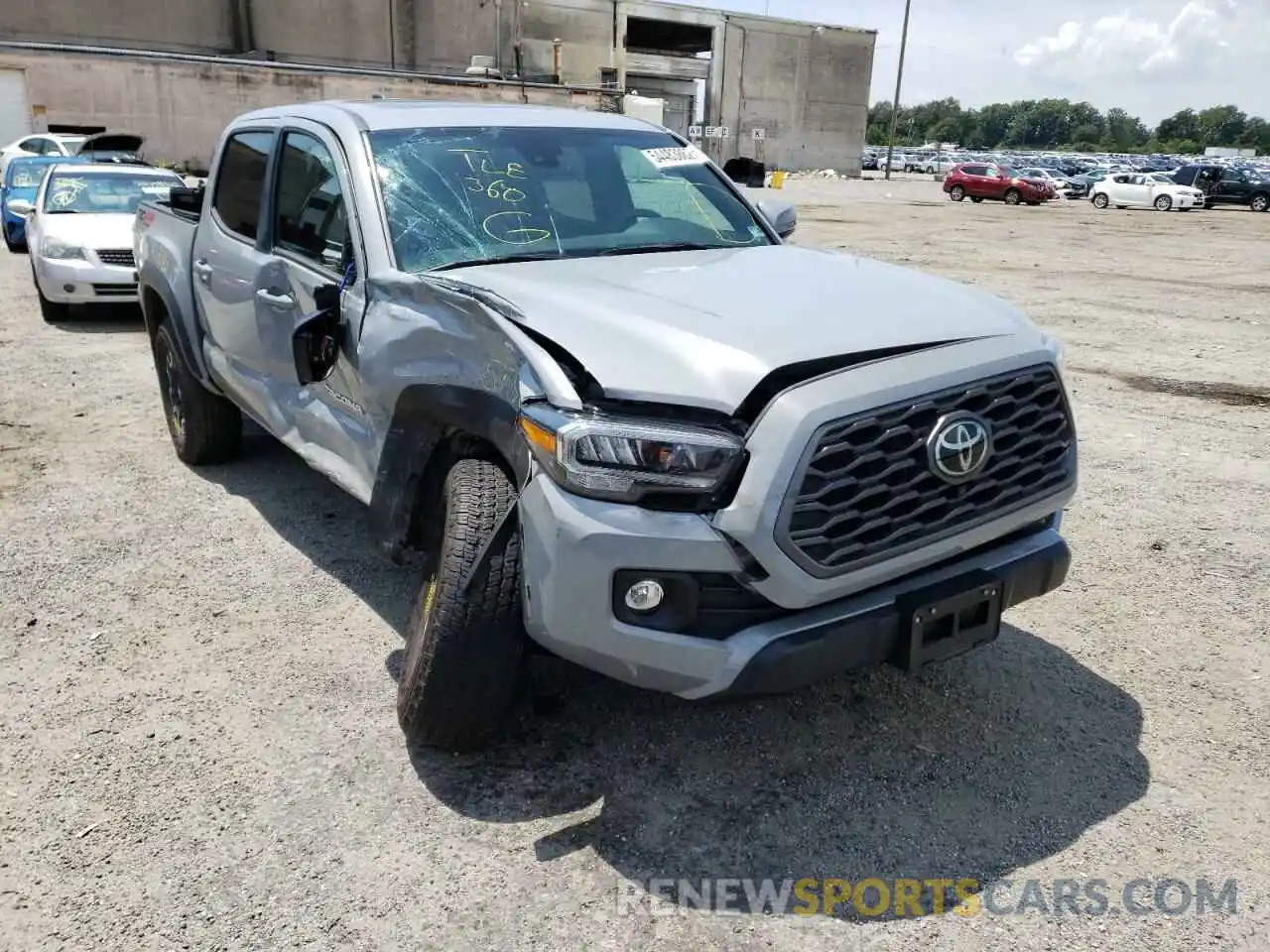 1 Photograph of a damaged car 5TFCZ5AN0LX226271 TOYOTA TACOMA 2020