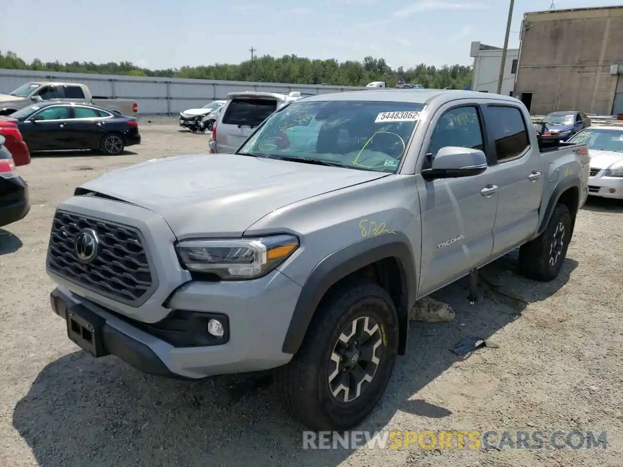 2 Photograph of a damaged car 5TFCZ5AN0LX226271 TOYOTA TACOMA 2020