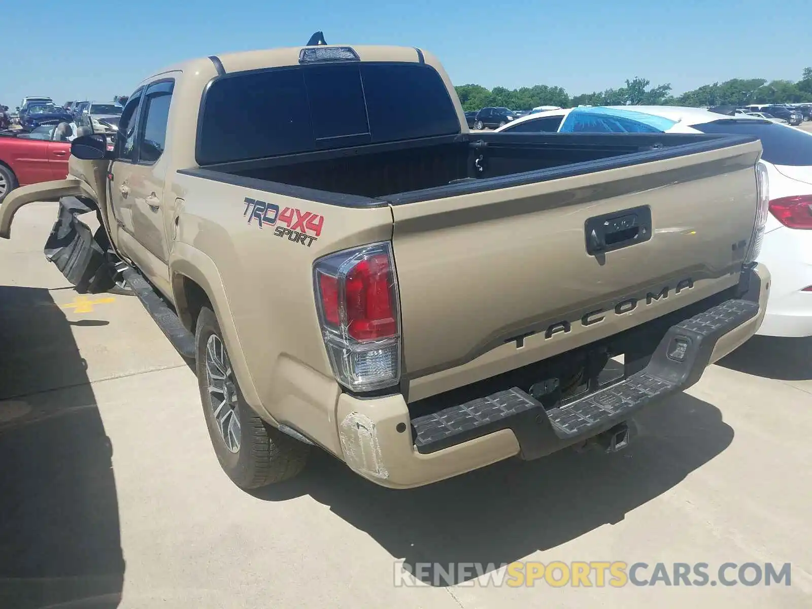 3 Photograph of a damaged car 5TFCZ5AN0LX229445 TOYOTA TACOMA 2020