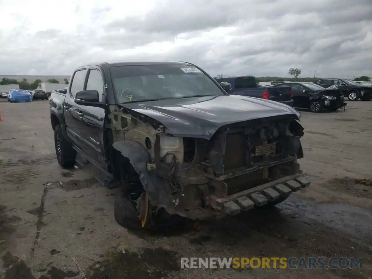 1 Photograph of a damaged car 5TFCZ5AN0LX230000 TOYOTA TACOMA 2020