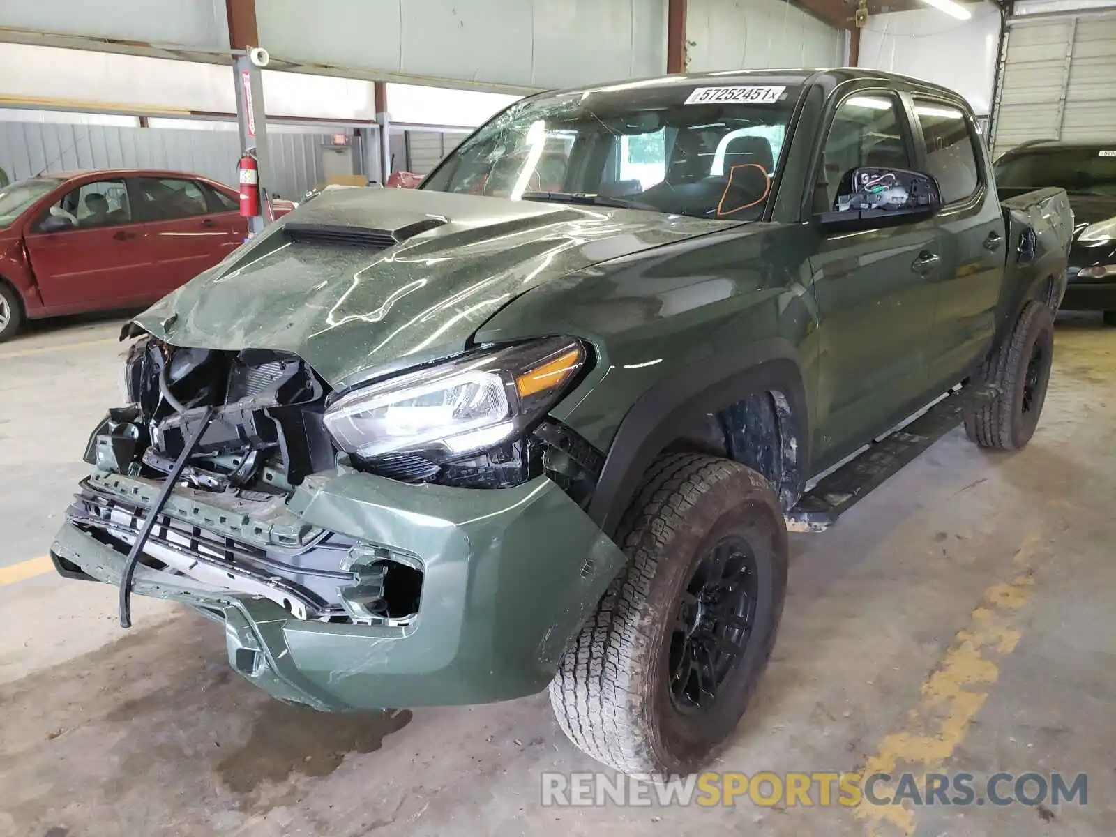 2 Photograph of a damaged car 5TFCZ5AN0LX230322 TOYOTA TACOMA 2020