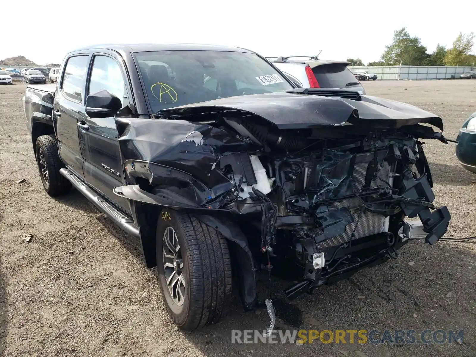 1 Photograph of a damaged car 5TFCZ5AN0LX234015 TOYOTA TACOMA 2020