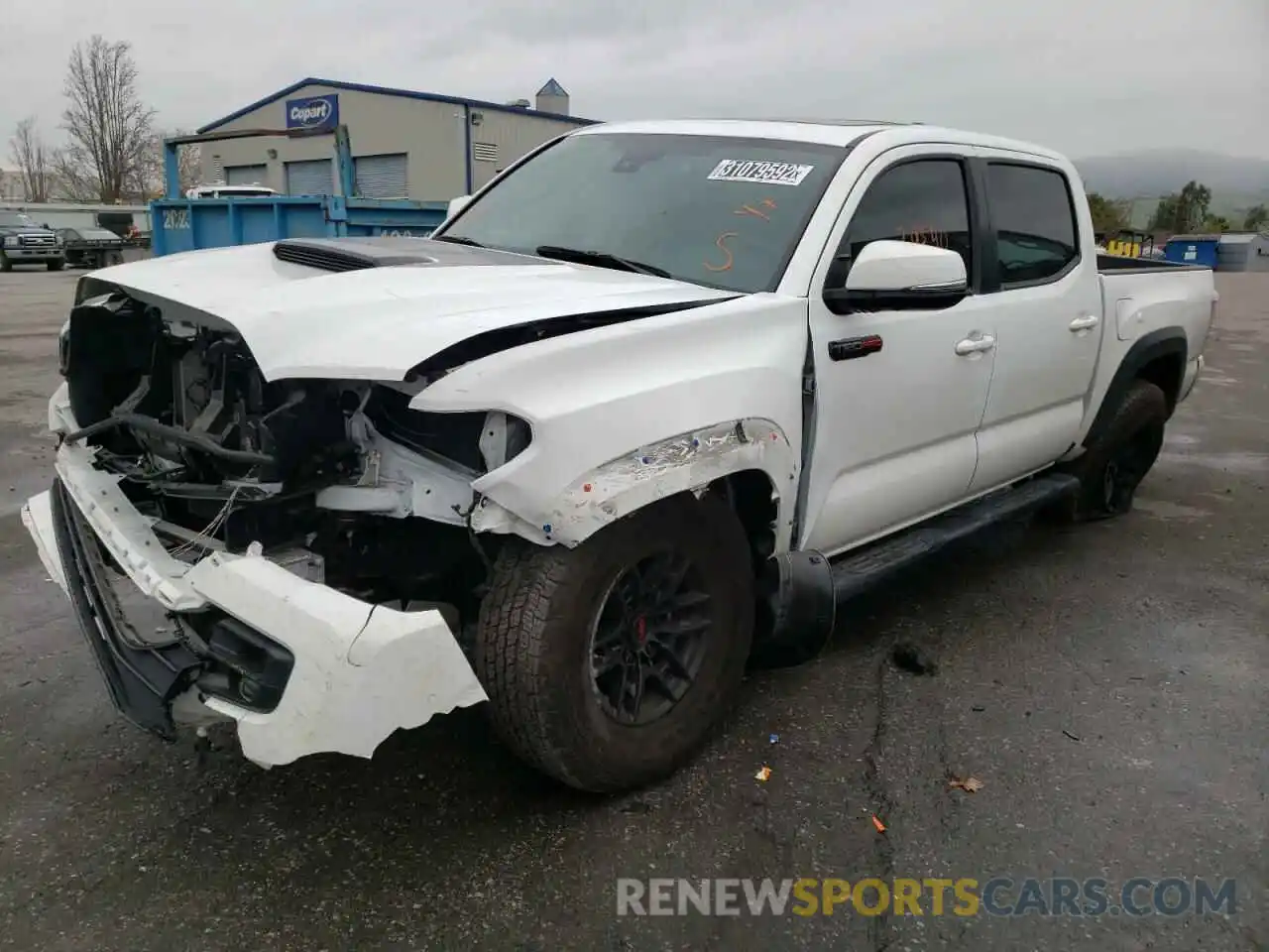 2 Photograph of a damaged car 5TFCZ5AN0LX234029 TOYOTA TACOMA 2020