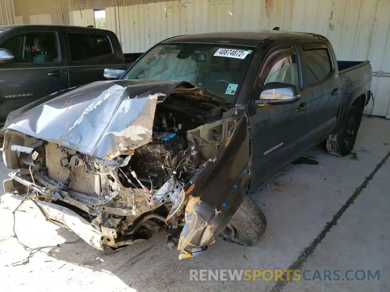 2 Photograph of a damaged car 5TFCZ5AN0LX236296 TOYOTA TACOMA 2020