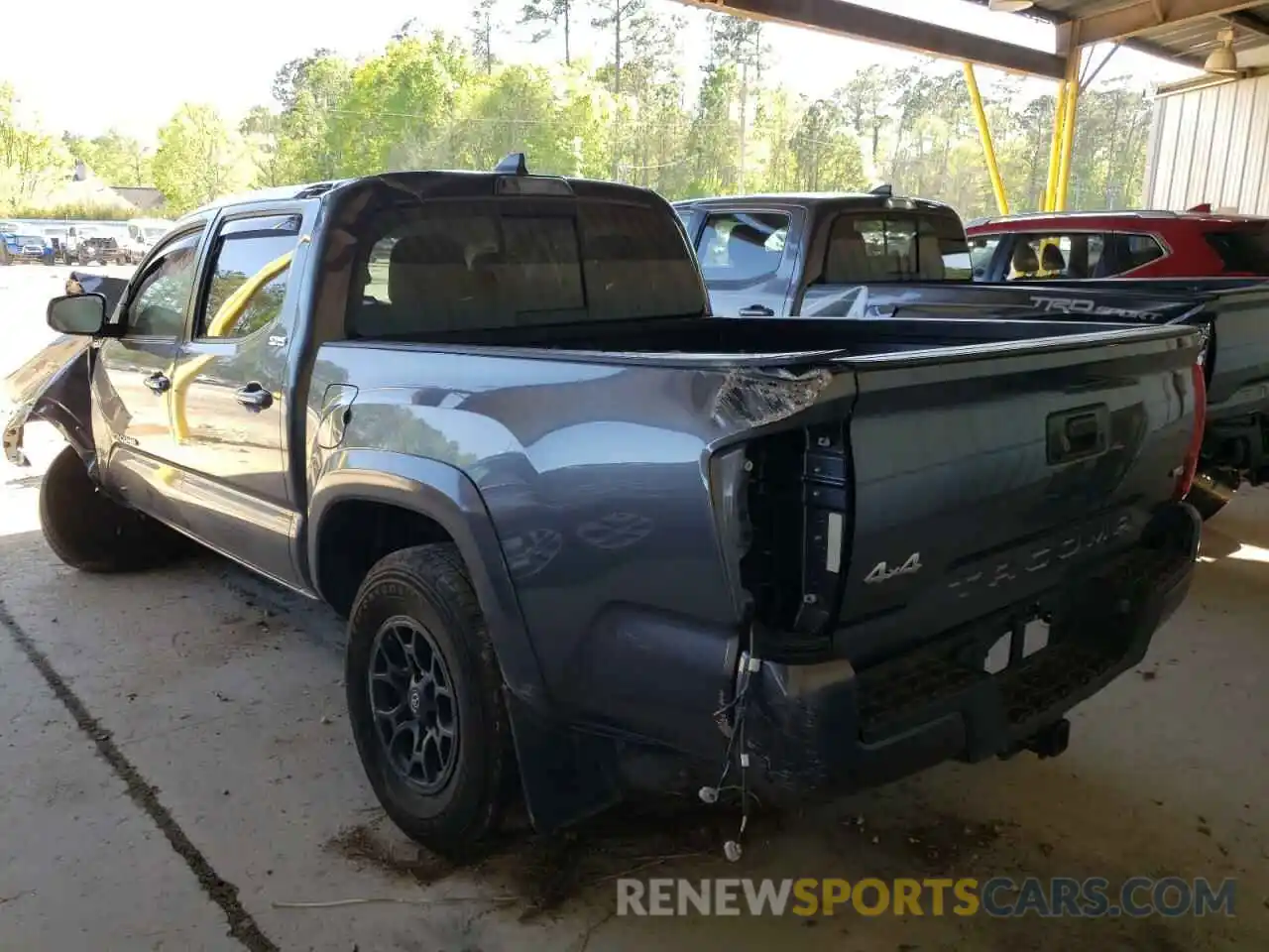 3 Photograph of a damaged car 5TFCZ5AN0LX236296 TOYOTA TACOMA 2020