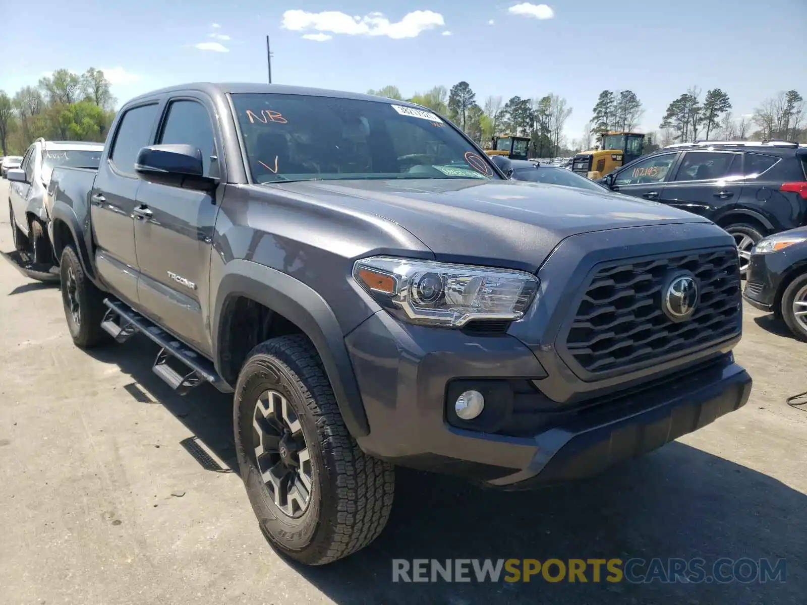 1 Photograph of a damaged car 5TFCZ5AN0LX238551 TOYOTA TACOMA 2020