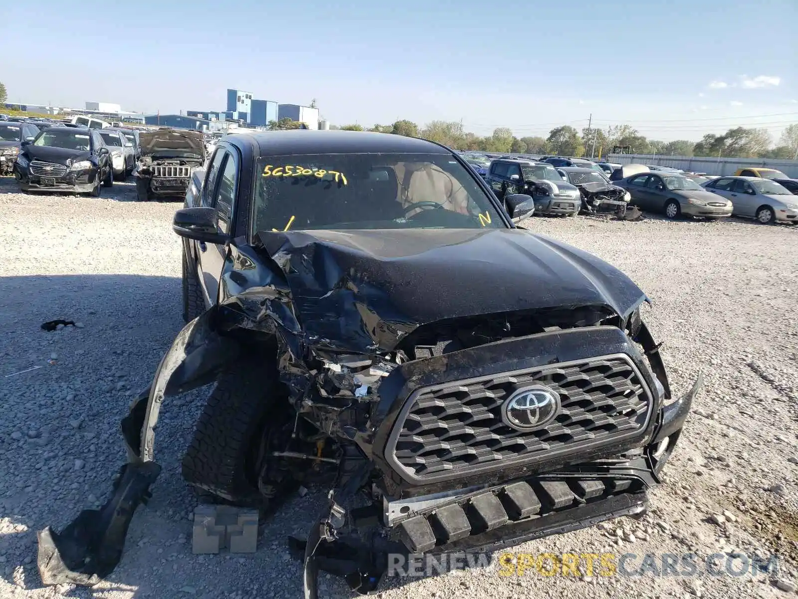 9 Photograph of a damaged car 5TFCZ5AN0LX241871 TOYOTA TACOMA 2020