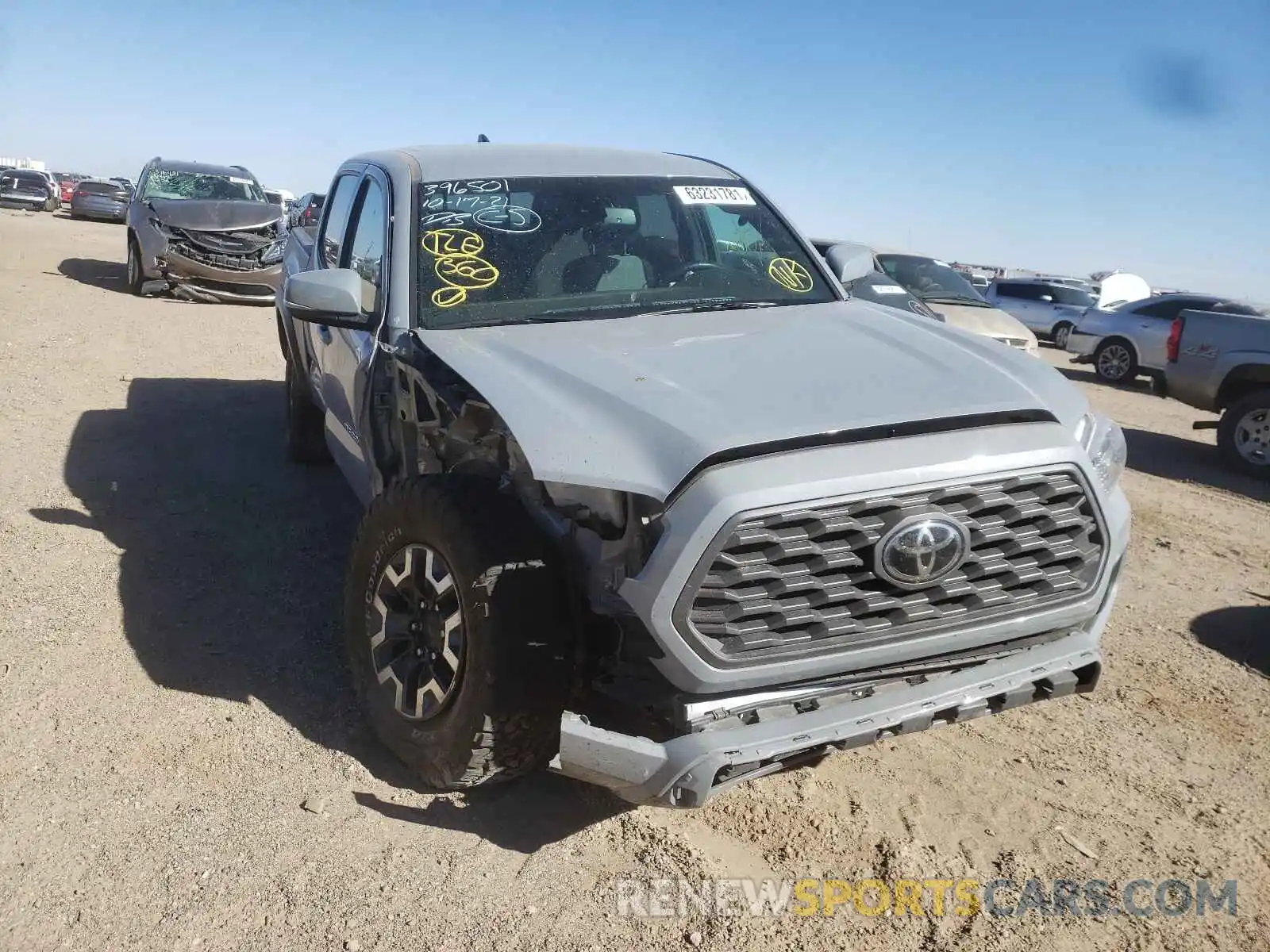 9 Photograph of a damaged car 5TFCZ5AN1LX214646 TOYOTA TACOMA 2020